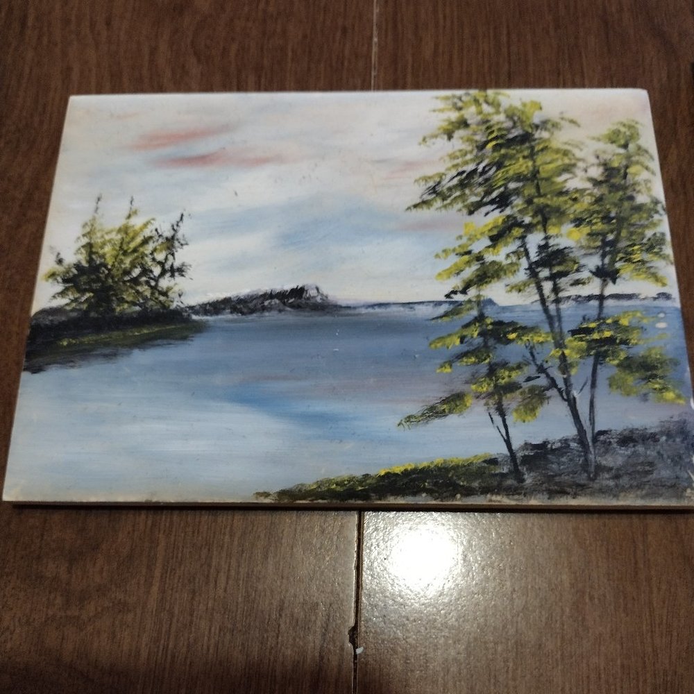 Coast of Maine Wheeling Painted Tile